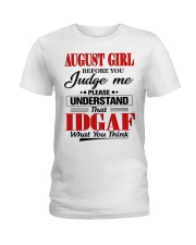 AUGUST GIRL Z Ladies T-Shirt front