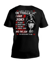 OCTOBER 14 V-Neck T-Shirt tile