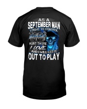 SEPTEMBER MAN Classic T-Shirt back