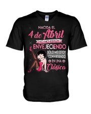 4 DE ABRIL V-Neck T-Shirt thumbnail