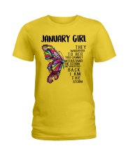 JANUARY GIRL Ladies T-Shirt tile