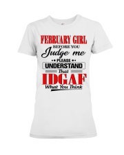 FEBRUARY GIRL - L Premium Fit Ladies Tee tile