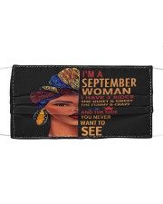 SEPTEMBER WOMAN-D Cloth face mask front