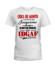 CHICA DE AGOSTO Ladies T-Shirt front