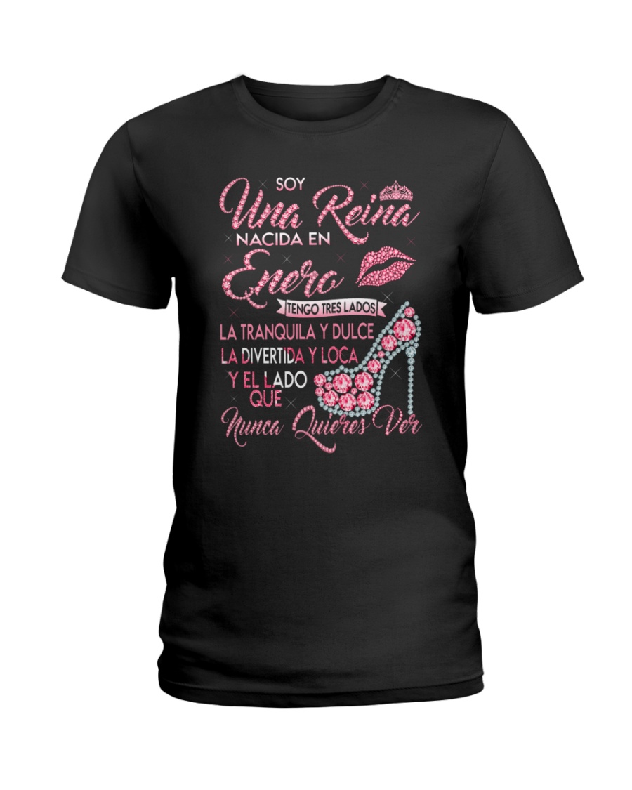 Camisetas Sublimadas Mujer Para Reinas De Enero Ladies T-Shirt