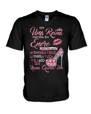 Camisetas Sublimadas Mujer Para Reinas De Enero V-Neck T-Shirt thumbnail