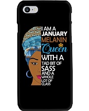 JANUARY QUEEN Phone Case tile