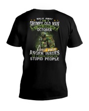 OCTOBER MAN V-Neck T-Shirt thumbnail