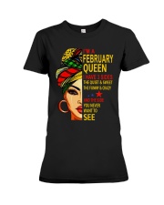 FEBRUARY QUEEN-D Premium Fit Ladies Tee tile