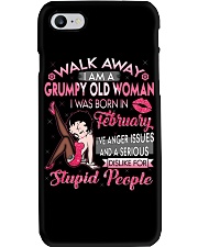GRUMPY OLD WOMAN FEBRUARY Phone Case thumbnail