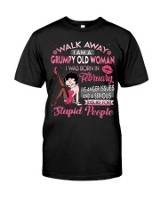 GRUMPY OLD WOMAN FEBRUARY Classic T-Shirt thumbnail