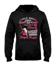 GRUMPY OLD WOMAN FEBRUARY Hooded Sweatshirt thumbnail