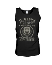 AUGUST KING 17 Unisex Tank tile