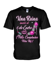 6 DE ENERO V-Neck T-Shirt thumbnail