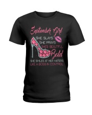 SEPTEMBER GIRL Ladies T-Shirt front