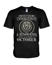 OCTOBER MAN V-Neck T-Shirt tile