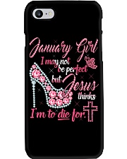 January Tshirt Printing Birthday shirts for Women Phone Case thumbnail
