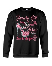 January Tshirt Printing Birthday shirts for Women Crewneck Sweatshirt thumbnail