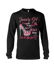January Tshirt Printing Birthday shirts for Women Long Sleeve Tee thumbnail