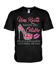 UNA REINA OCTUBRE-D V-Neck T-Shirt tile