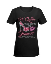 15th JUNE Ladies T-Shirt women-premium-crewneck-shirt-front