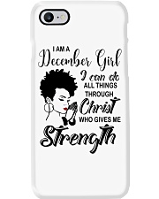 DECEMBER GIRL Phone Case tile
