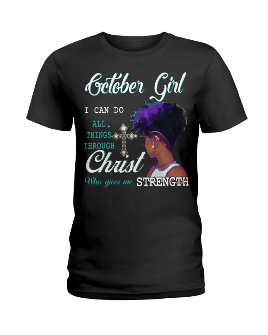 October Girl Ladies T-Shirt