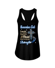 H - November Girl Ladies Flowy Tank thumbnail