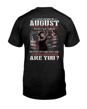 AUGUST MAN Classic T-Shirt back