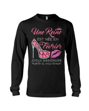 Fevrier Joyeux Anniversaire Tee Shirt Femme Long Sleeve Tee thumbnail