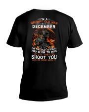 H Grumpy old man December tee Cool Tshirts for Men V-Neck T-Shirt thumbnail