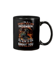 H Grumpy old man December tee Cool Tshirts for Men Mug thumbnail