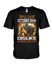 OCTOBER MAN V-Neck T-Shirt thumbnail