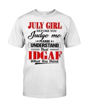 H - JULY GIRL Classic T-Shirt tile
