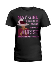 May Girl Christ Ladies T-Shirt front