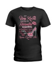 Camisetas Sublimadas Mujer Para Reinas Diciembre Ladies T-Shirt front