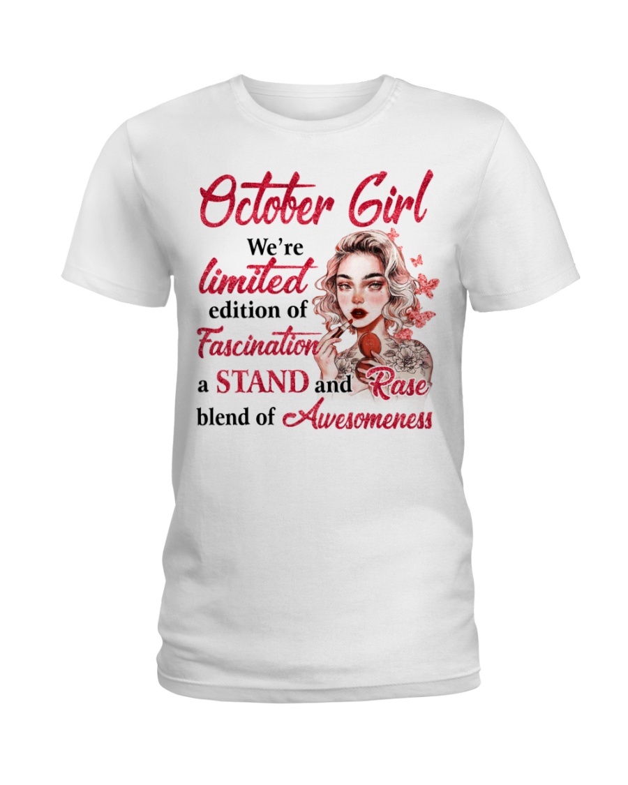 OCTOBER GIRL Ladies T-Shirt