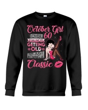 OCTOBER GIRL OVER 60 Crewneck Sweatshirt thumbnail