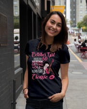 OCTOBER GIRL OVER 60 Ladies T-Shirt lifestyle-women-crewneck-front-5