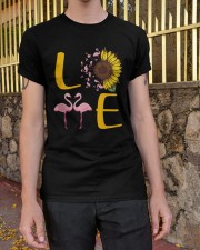LOVE - Flamingos Classic T-Shirt apparel-classic-tshirt-lifestyle-21