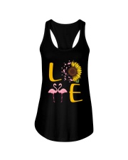 LOVE - Flamingos Ladies Flowy Tank tile