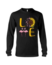 LOVE - Flamingos Long Sleeve Tee tile
