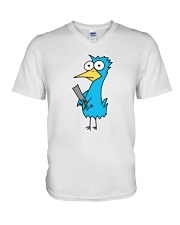 Burr Bird Huey V-Neck T-Shirt tile
