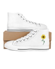 Sunflower-Fall Design Men's High Top White Shoes thumbnail