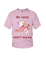 So Lazy Can't Move Youth T-Shirt thumbnail