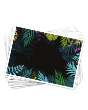 Jungle palm echo Sticker - 10 pack (Horizontal) thumbnail