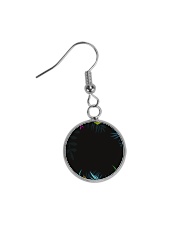 Jungle palm echo Circle Earrings thumbnail