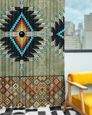 Green Pattern Window Curtain - Blackout aos-window-curtains-blackout-50x84-lifestyle-front-01