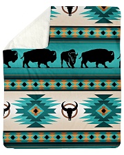 Aztec Native Navajo Sherpa Fleece Blanket - 50" x 60" thumbnail