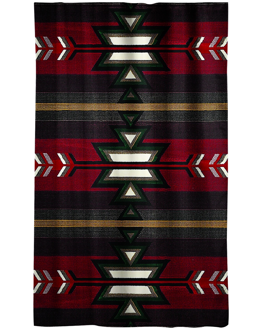 Black Pattern Window Curtain - Blackout
